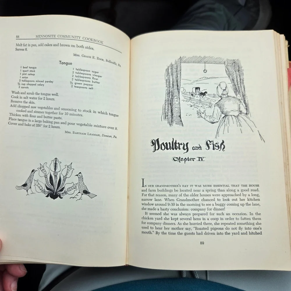 Mennonite Community Cookbook Favorite Family Recipes Mary Emma Showalter 1951